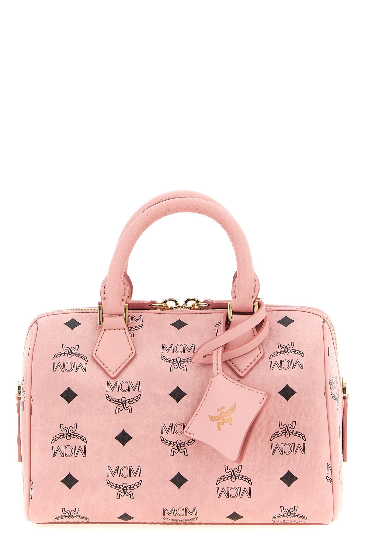 2026 New Arrival ella boston handbag in visetos monogram canvas