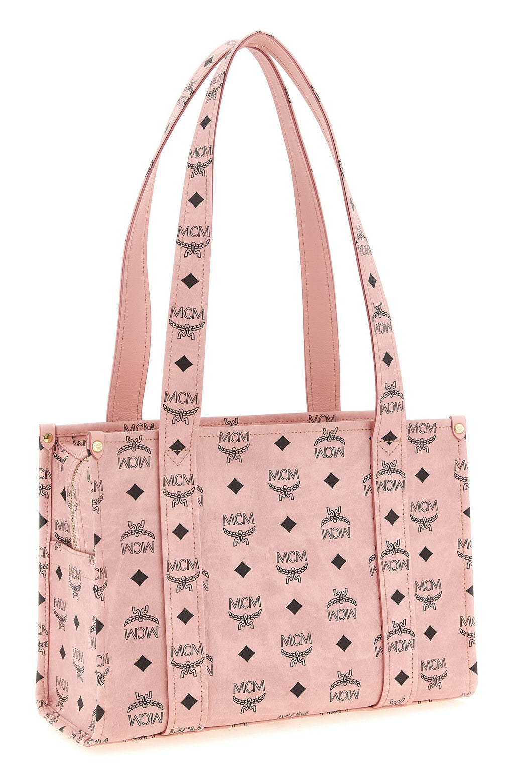 2026 New Arrival aren school tote shoulder bag in visetos monogram canvas
