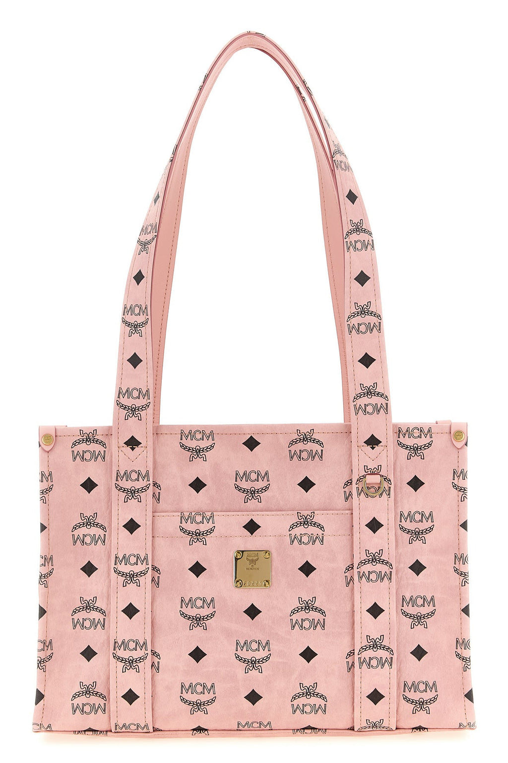 2026 New Arrival aren school tote shoulder bag in visetos monogram canvas