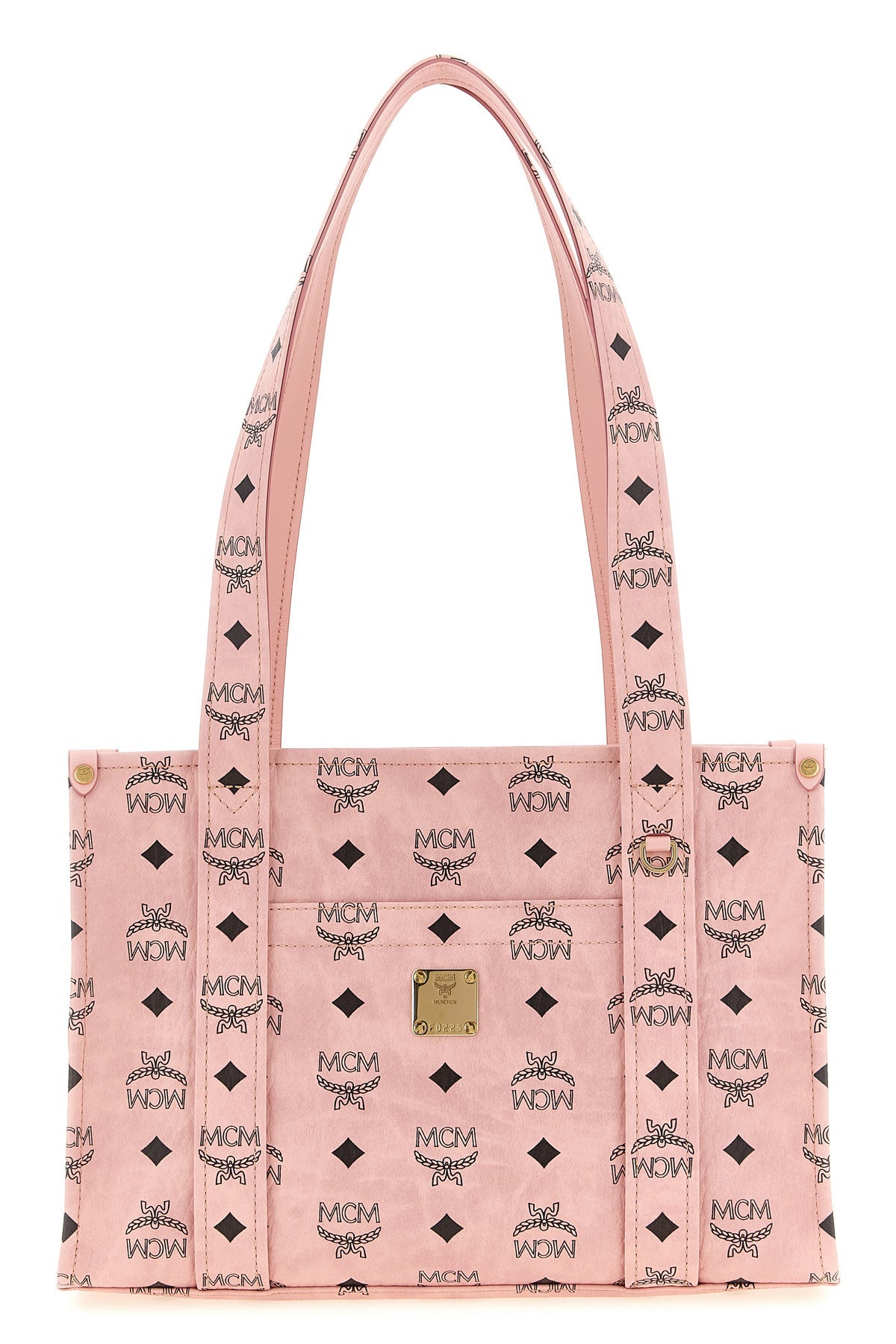 2026 New Arrival aren school tote shoulder bag in visetos monogram canvas