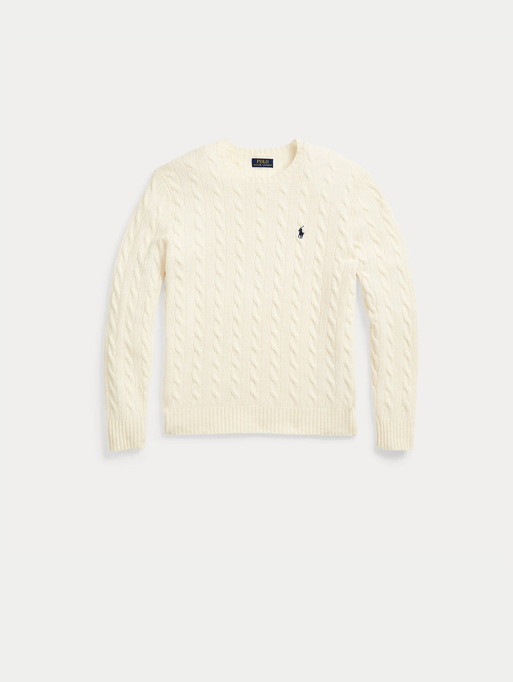 2026 New Arrival Maglia Girocollo in Misto Cashmere Crema