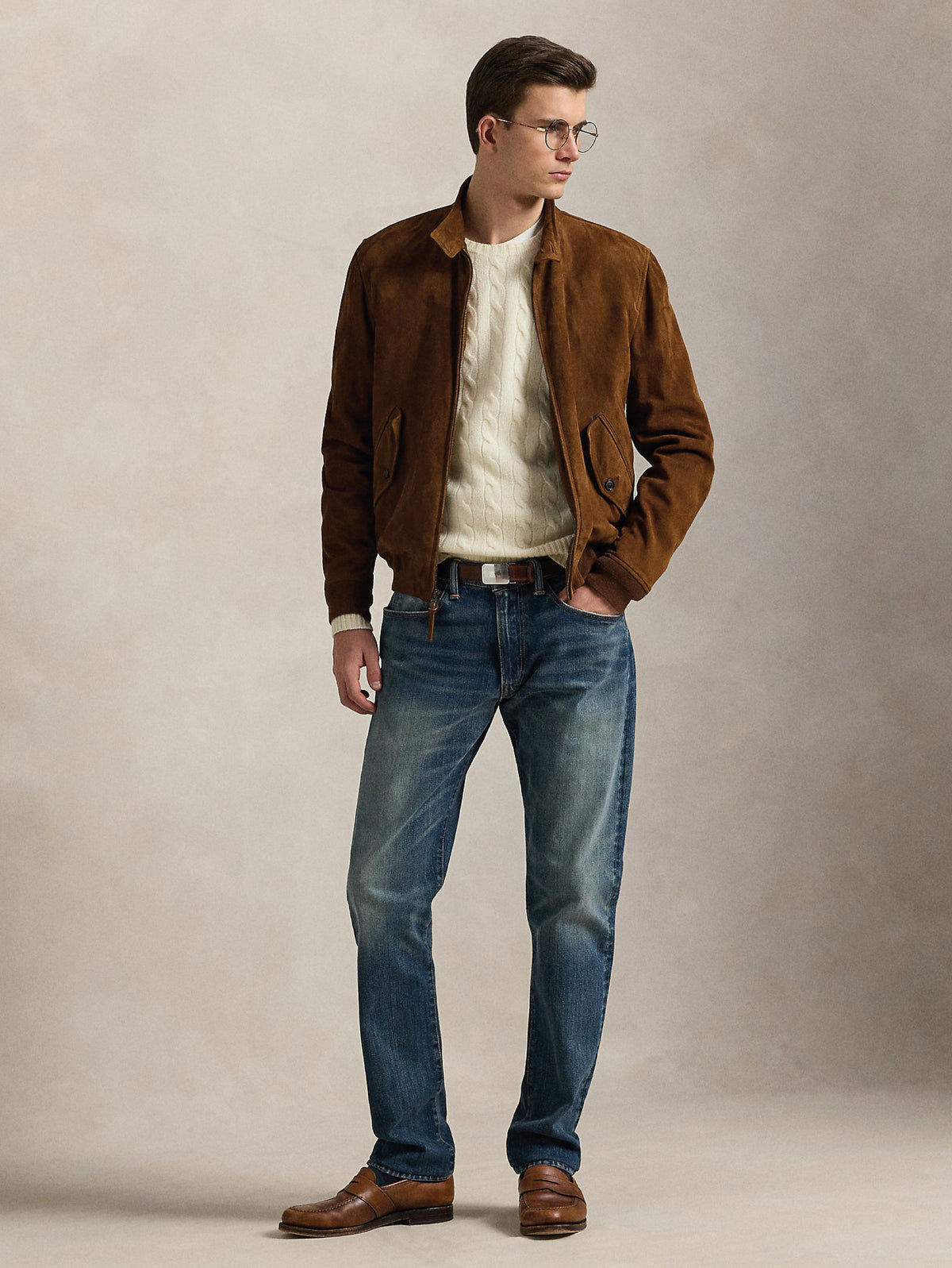2026 New Arrival Maglia Girocollo in Misto Cashmere Crema