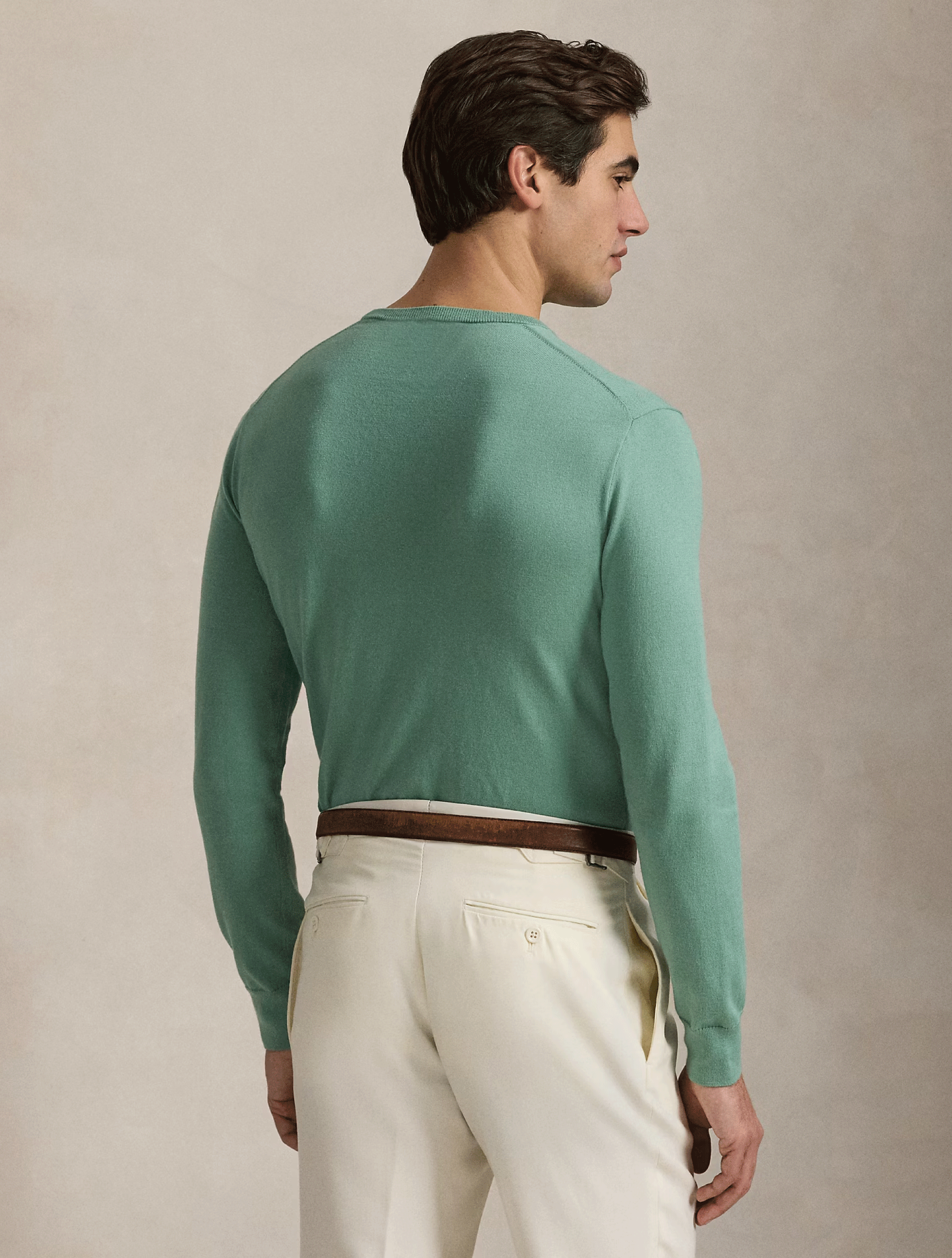 2026 New Arrival Maglione con Lavorazione Effetto Texture Menta