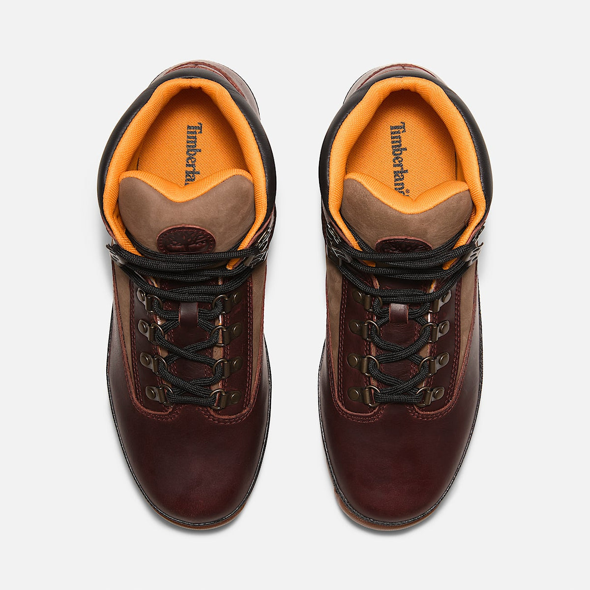 Top Seller Timberland EURO HIKER MID BOOT LEATHER Men’s -BURGUNDY FULL GRAIN