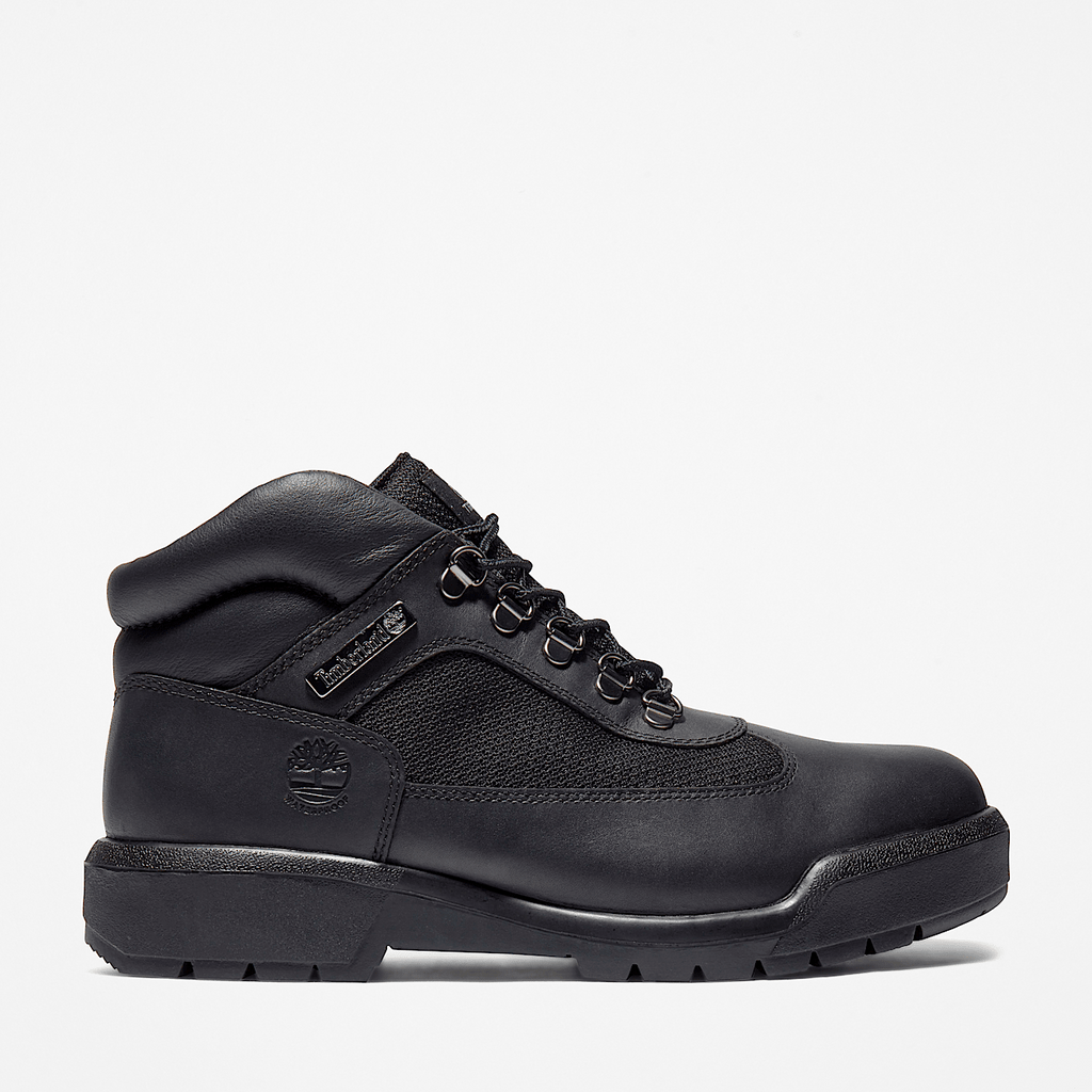Top Seller Timberland FIELD BOOT MID LACE WATERPROOF Men’s - BLACK LEATHER
