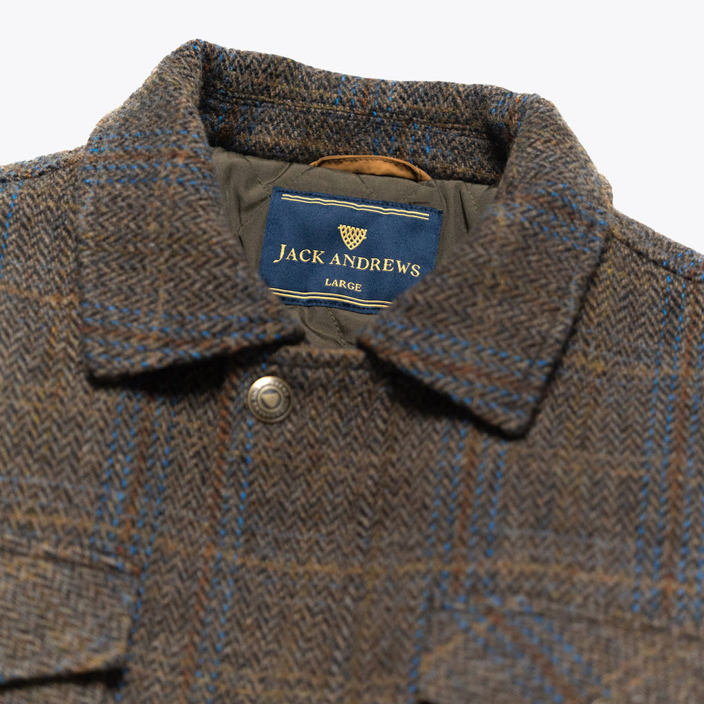 2026 New Arrival Aberdeen Wool Jacket | Thistle Bark Plaid