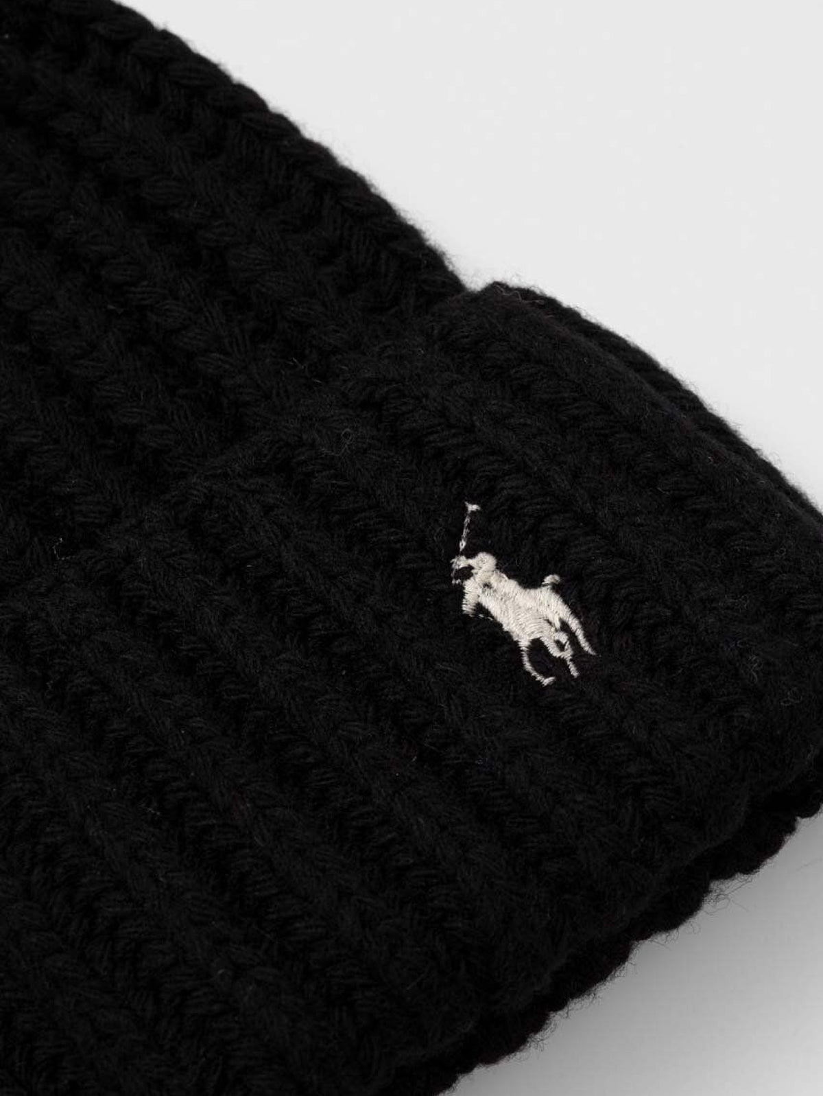 2026 New Arrival Cappello con Pompon e Ricamo Pony Nero