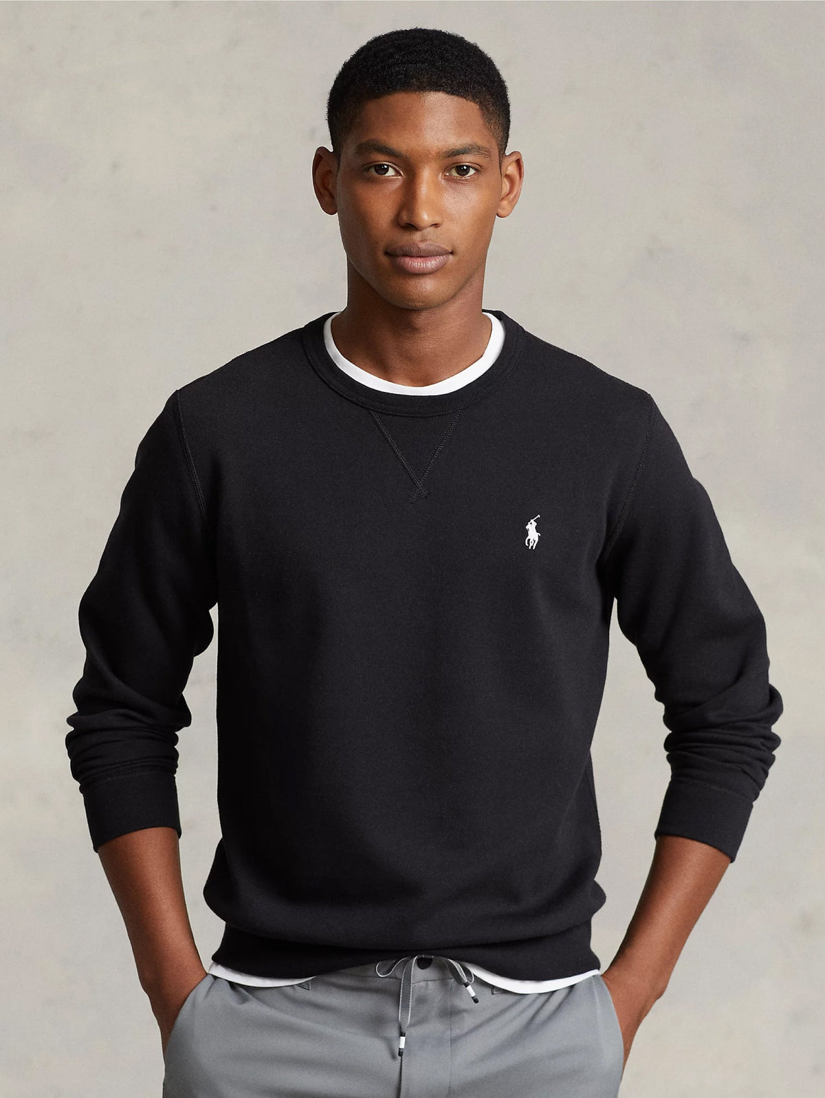 2026 New Arrival Felpa in Maglia Doppia Nero