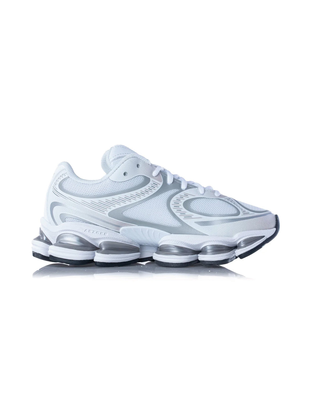 2026 New Arrival Sneakers 2000 con Abzorb da donna Argento/Bianco