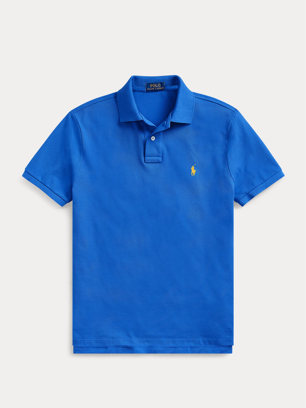 2026 New Arrival Polo in Piquè Slim Fit Blu Royal
