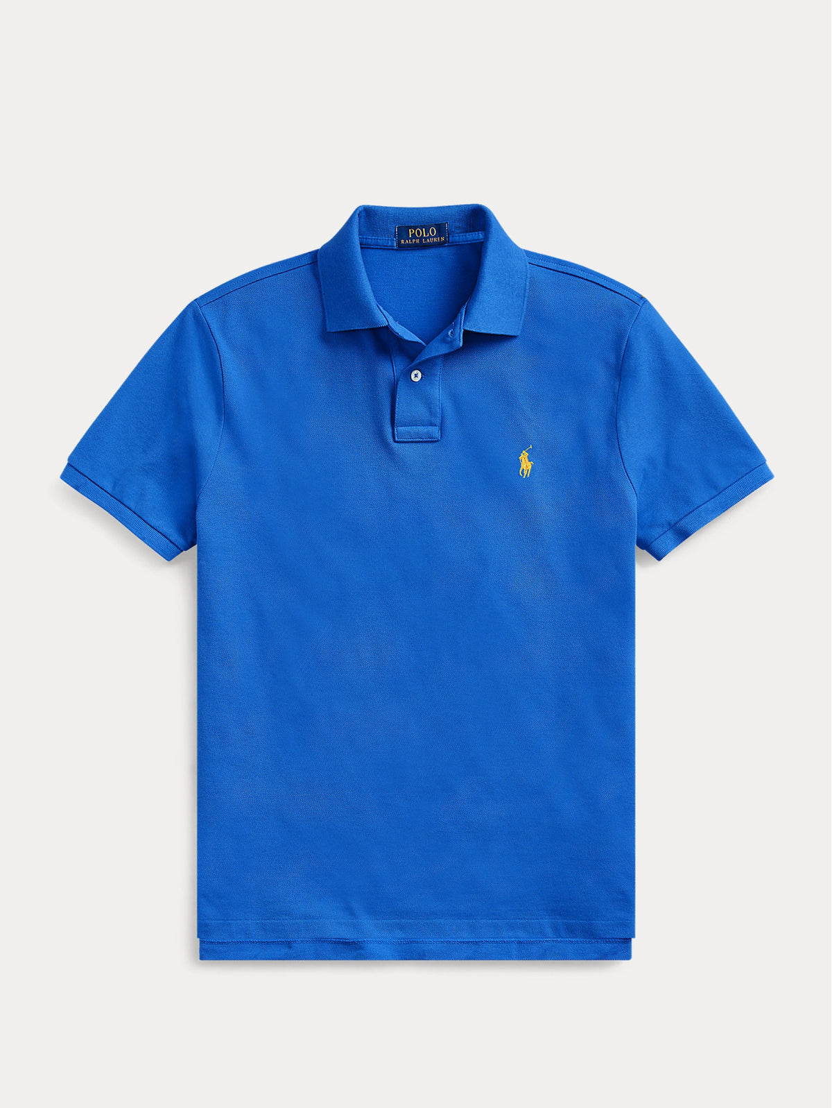 2026 New Arrival Polo in Piquè Slim Fit Blu Royal