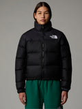 Giacca Retro Nuptse Squadrato da Donna Nero