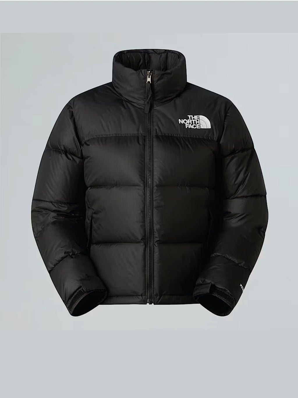 Giacca Retro Nuptse Squadrato da Donna Nero