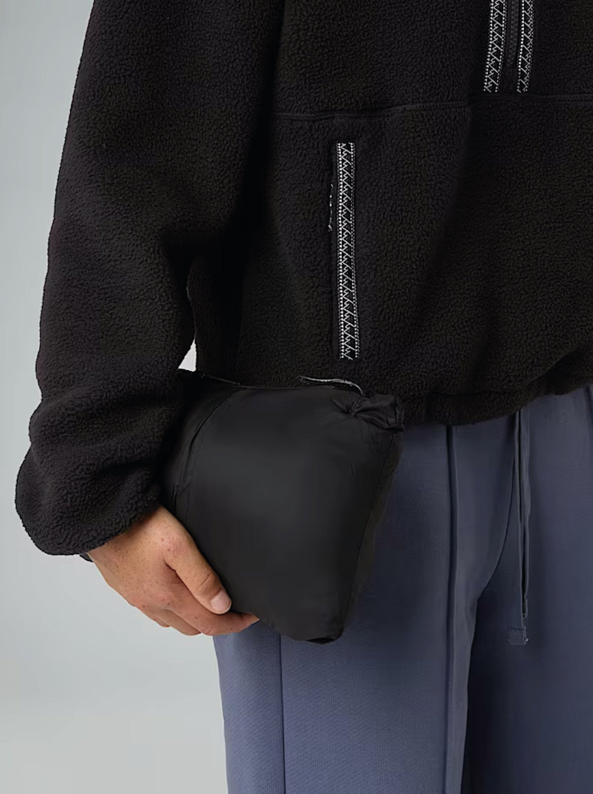Giacca Retro Nuptse Squadrato da Donna Nero