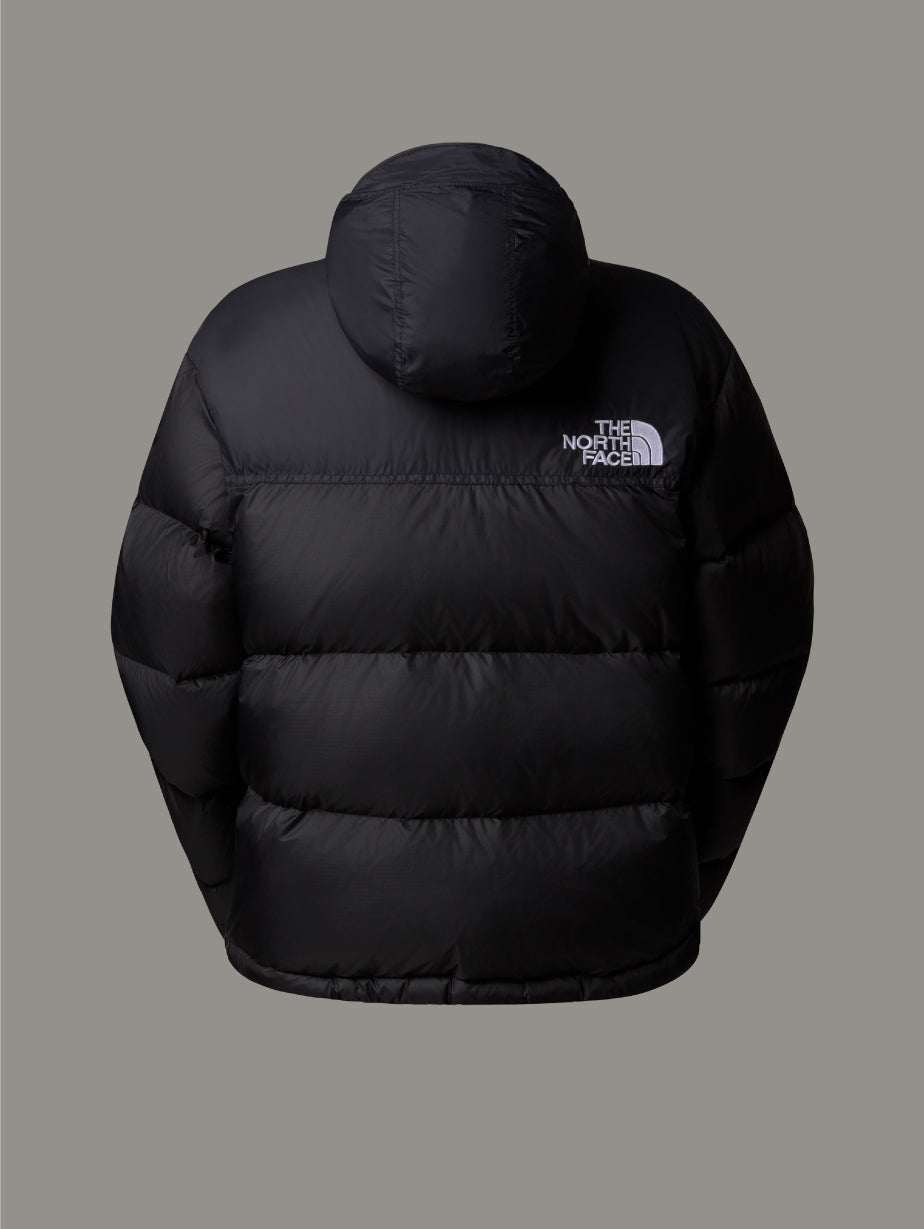 Giacca Retro Nuptse Squadrato da Donna Nero