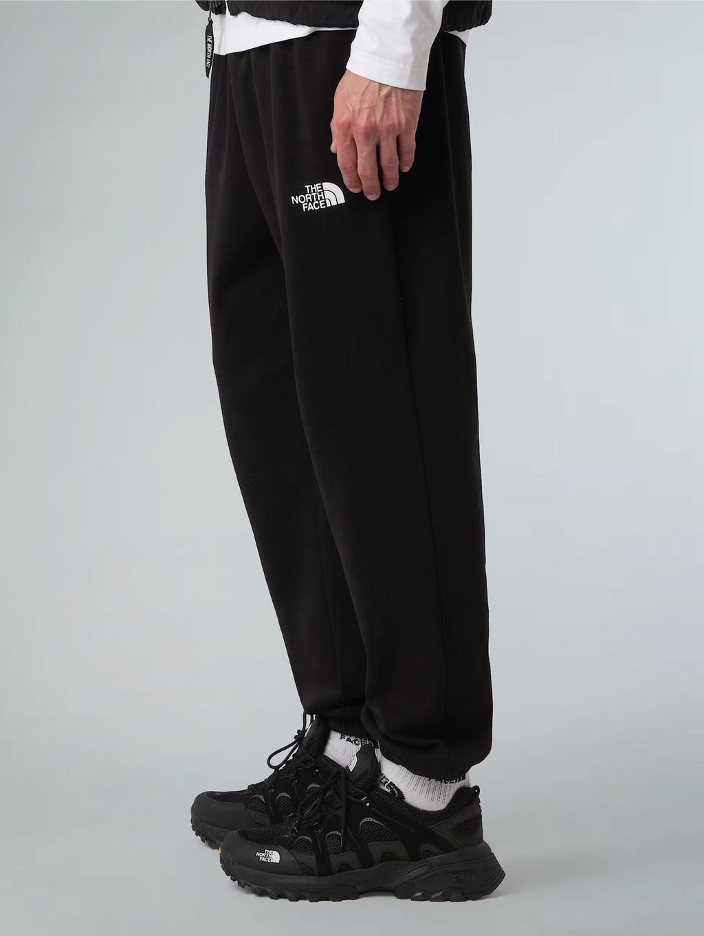 Joggers in Cotone Simple Dome Regular Nero