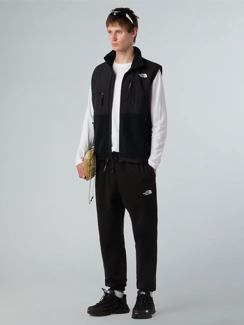 Joggers in Cotone Simple Dome Regular Nero