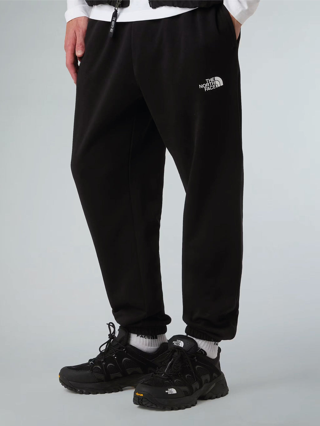 Joggers in Cotone Simple Dome Regular Nero