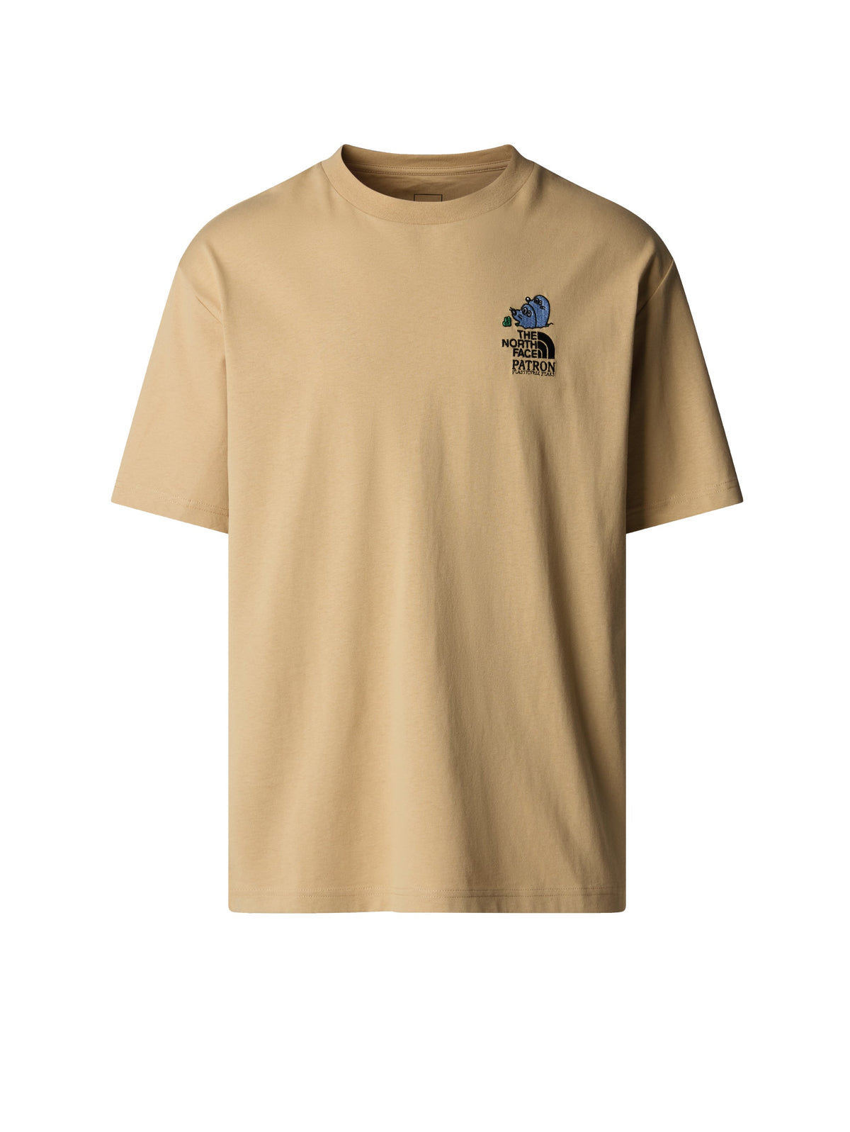 T-shirt Unisex Plasticfree Peaks Khaki