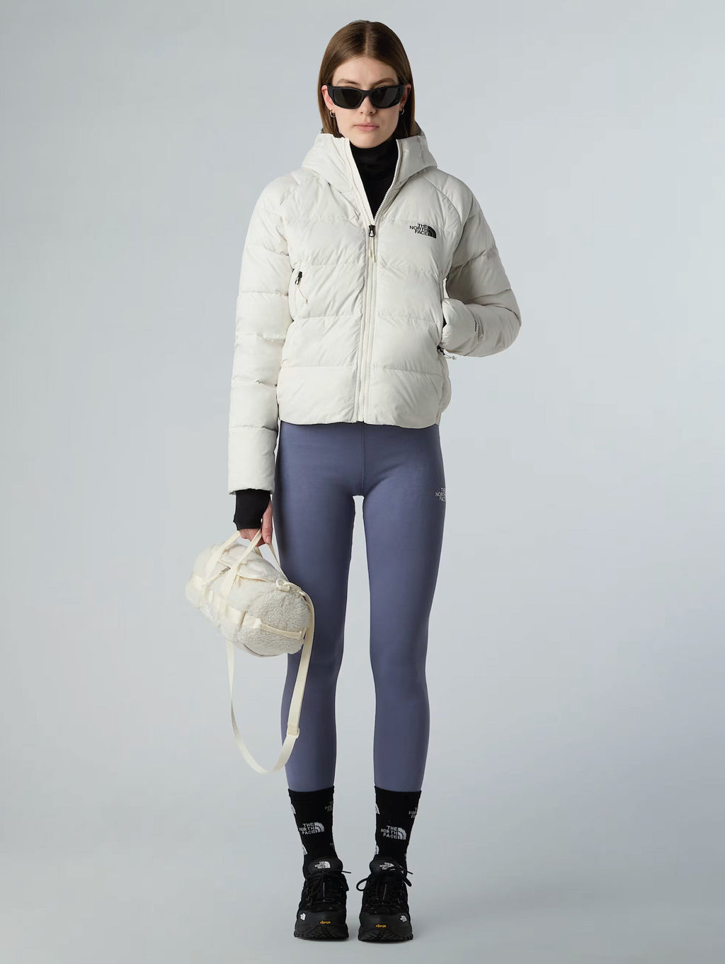 Giacca in Piumino con Cappuccio Hyalite Bianco