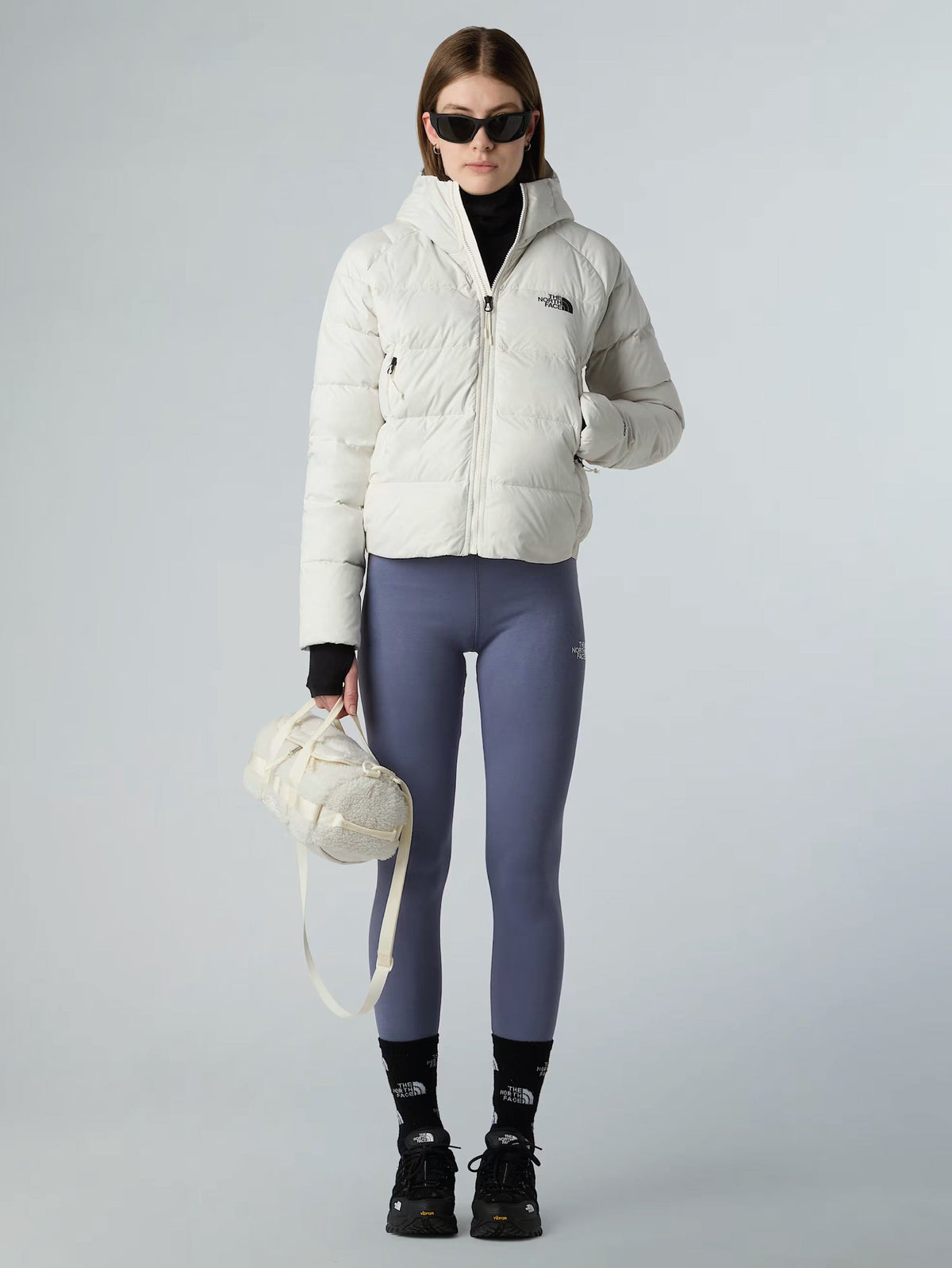 Giacca in Piumino con Cappuccio Hyalite Bianco