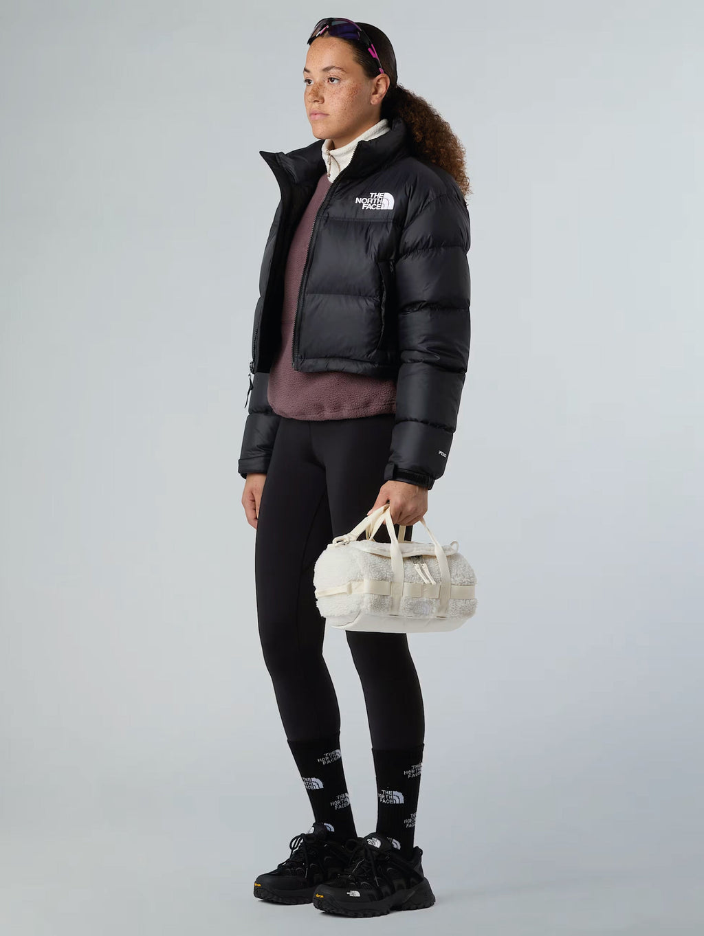 Piumino Corto Nuptse Short Nero