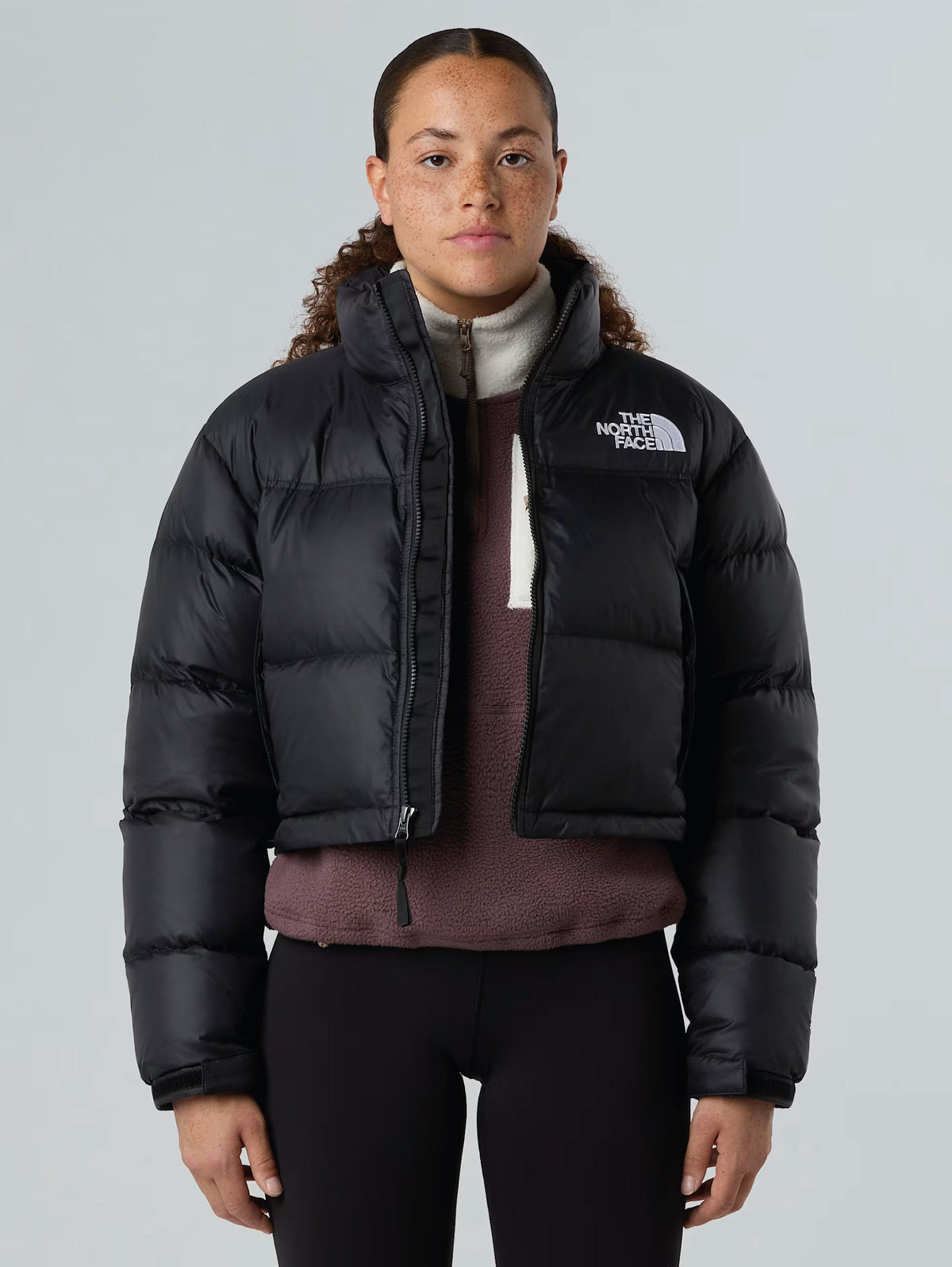 Piumino Corto Nuptse Short Nero