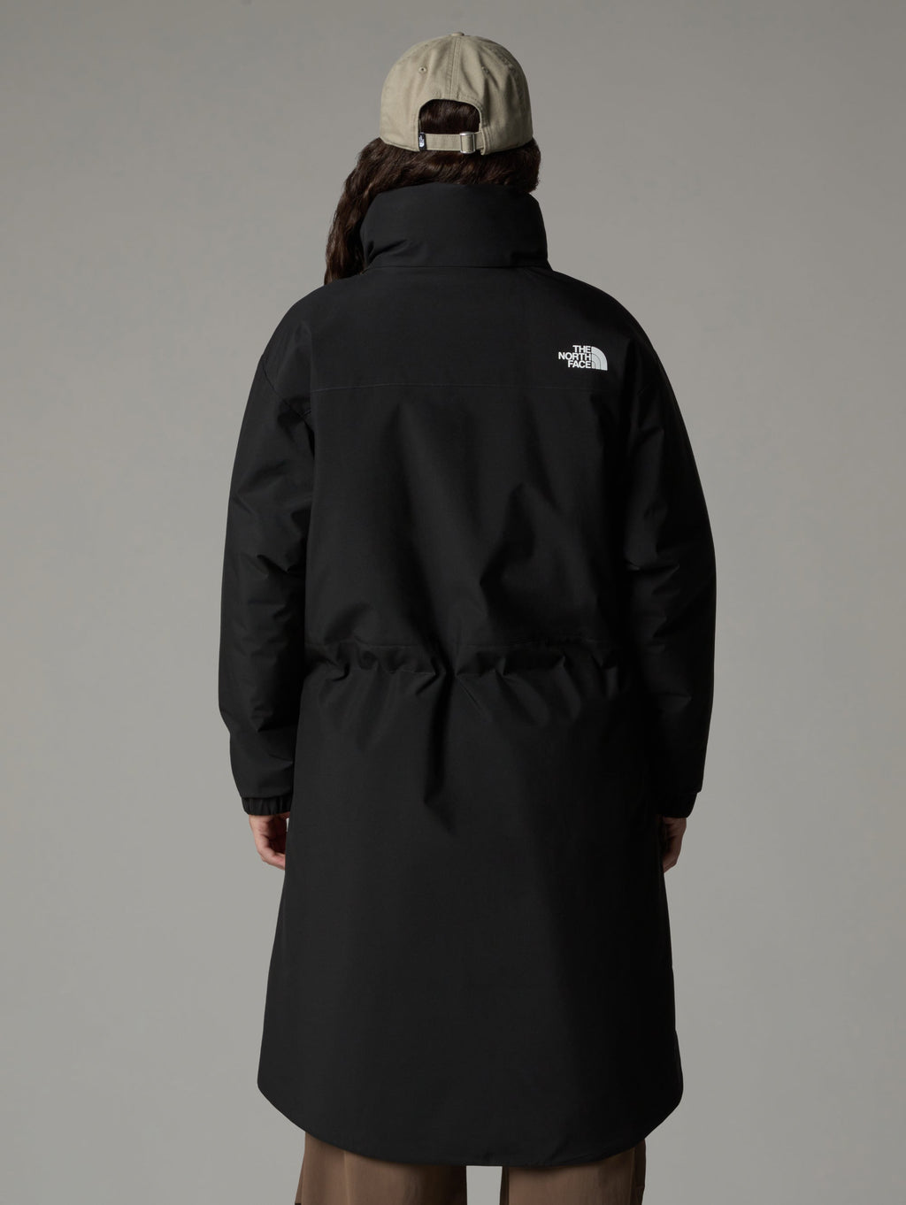 2026 New Arrival Parka Lungo Imbottito con Cappuccio Nero