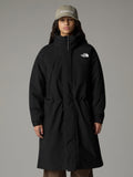 2026 New Arrival Parka Lungo Imbottito con Cappuccio Nero