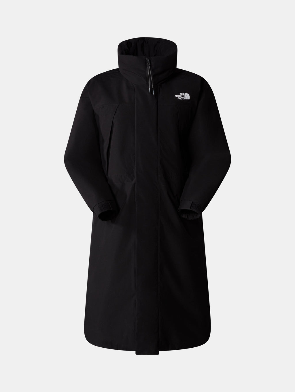 2026 New Arrival Parka Lungo Imbottito con Cappuccio Nero