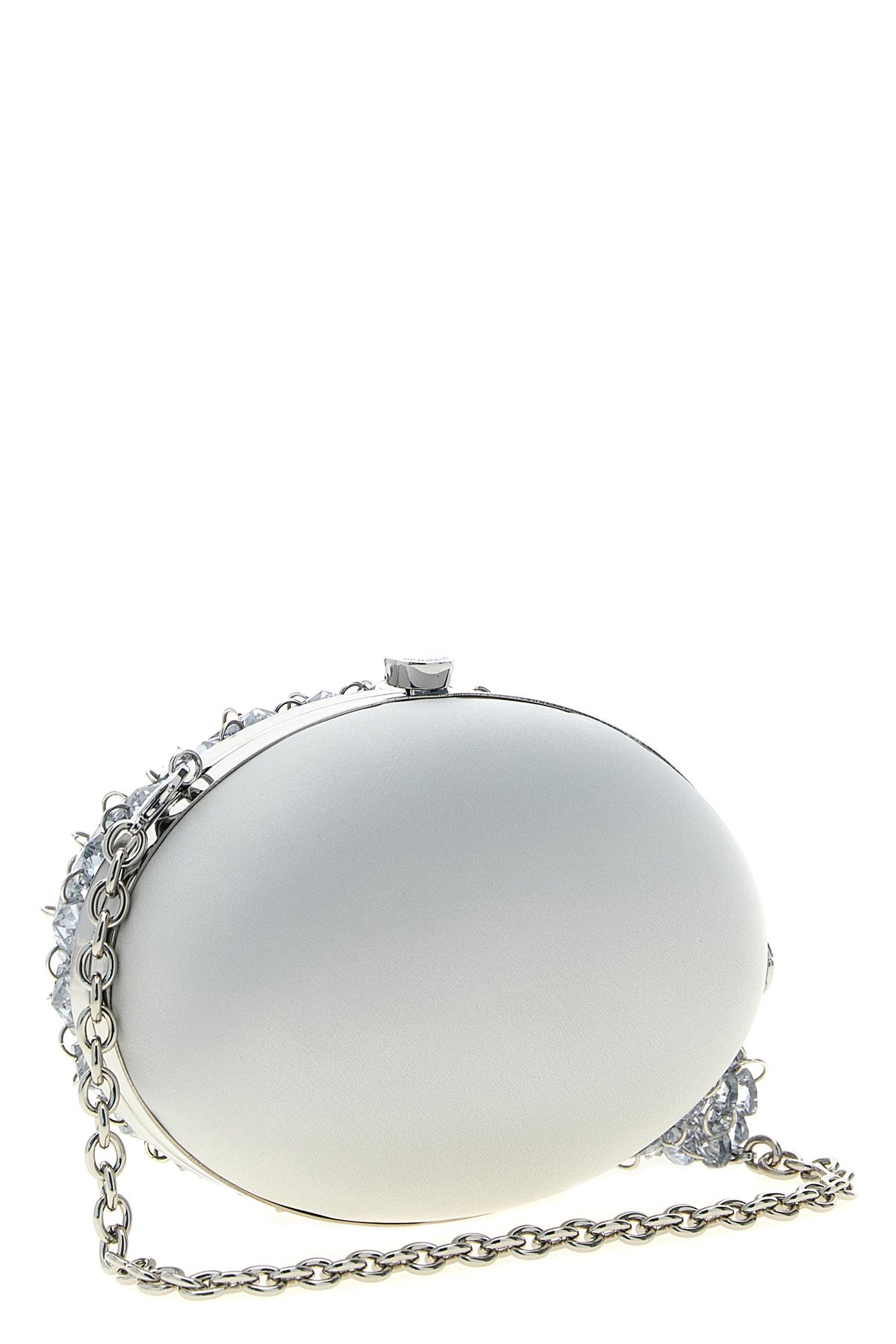 2026 New Arrival satin and metal clutch bag