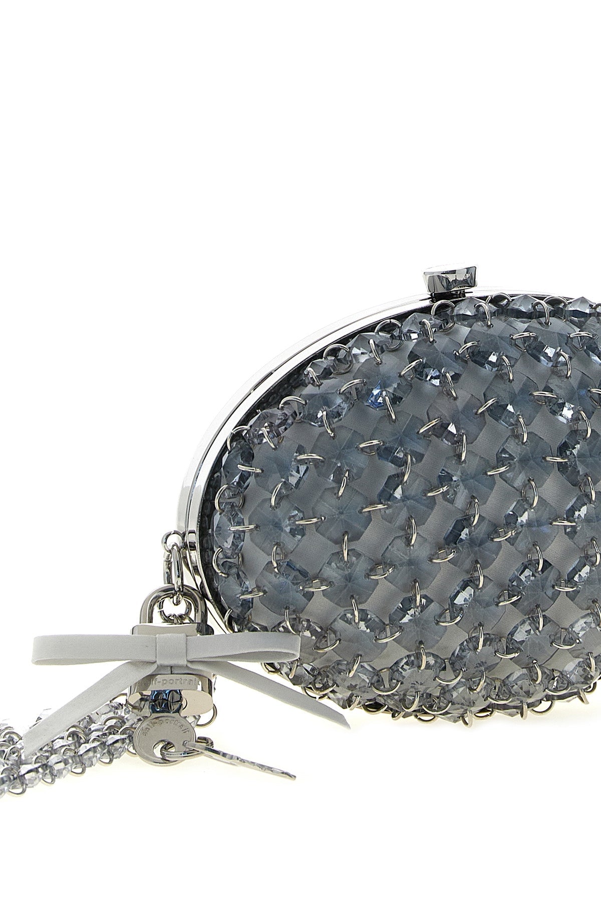 2026 New Arrival satin and metal clutch bag