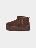 2026 New Arrival Stivaletti con Plateau Ultra Mini Platform Bruciato
