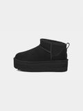 2026 New Arrival Stivaletti con Plateau Ultra Mini Platform Nero