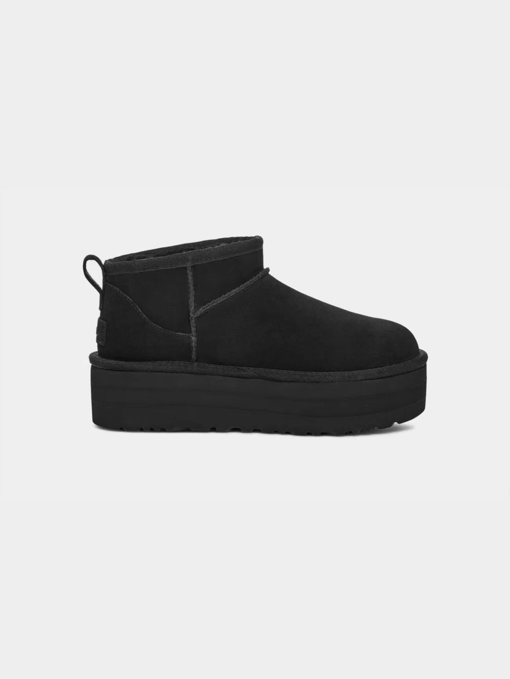 2026 New Arrival Stivaletti con Plateau Ultra Mini Platform Nero
