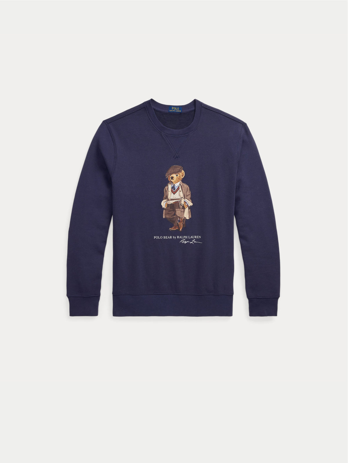 2026 New Arrival Felpa con Polo Bear Stampato Blu