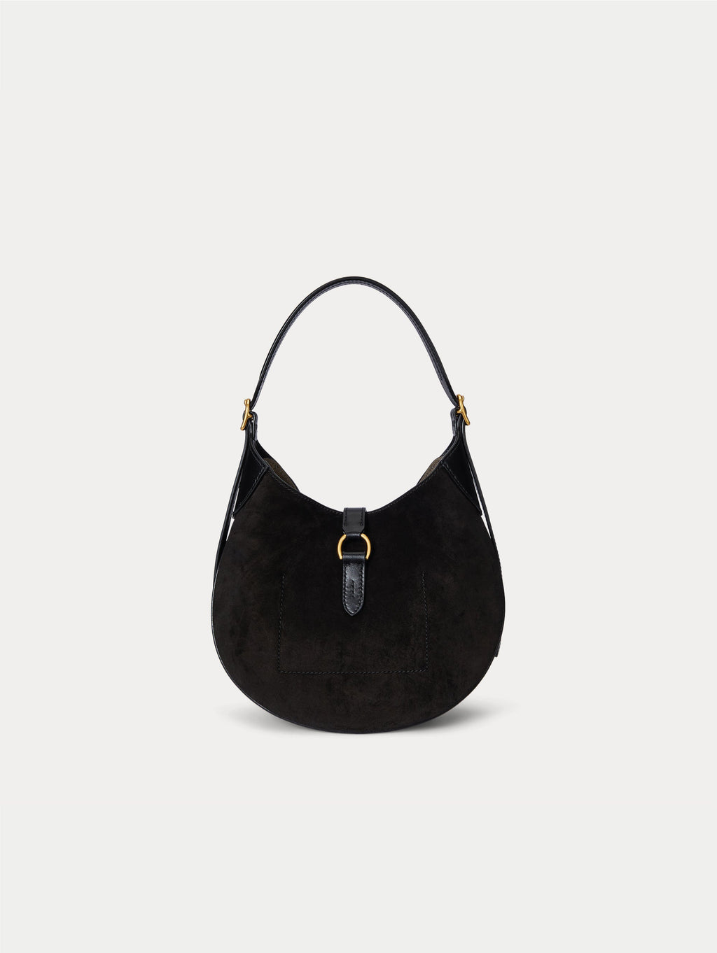 2026 New Arrival Borsa a Spalla in Vitello Scamosciato Polo ID Nero