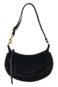 2026 New Arrival oskan moon suede shoulder bag