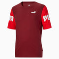 Top Seller Puma POWER COLORBLOCK TEE US -Men’s- RED