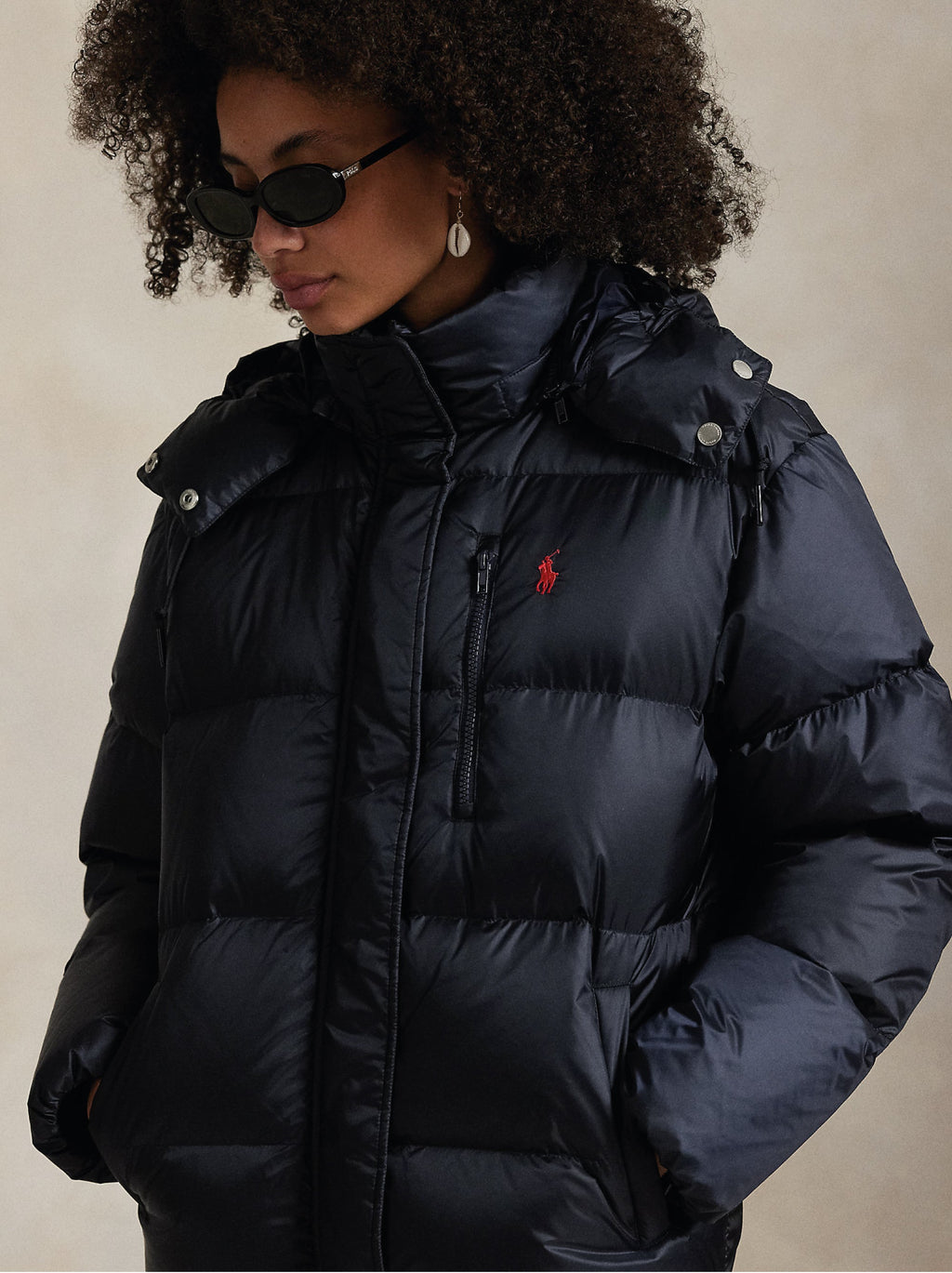 2026 New Arrival Piumino Idrorepellente con Cappuccio Blu