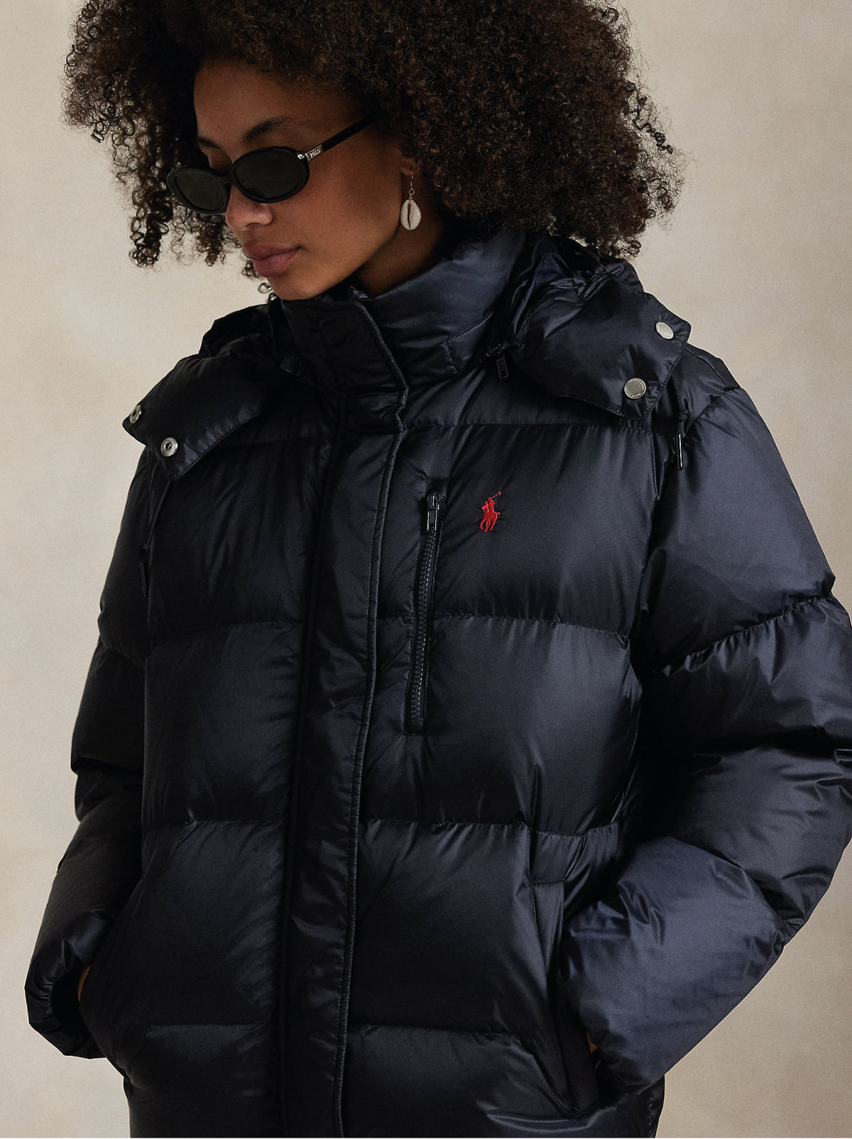 2026 New Arrival Piumino Idrorepellente con Cappuccio Blu