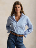 2026 New Arrival Camicia a Righe Blu/Bianco