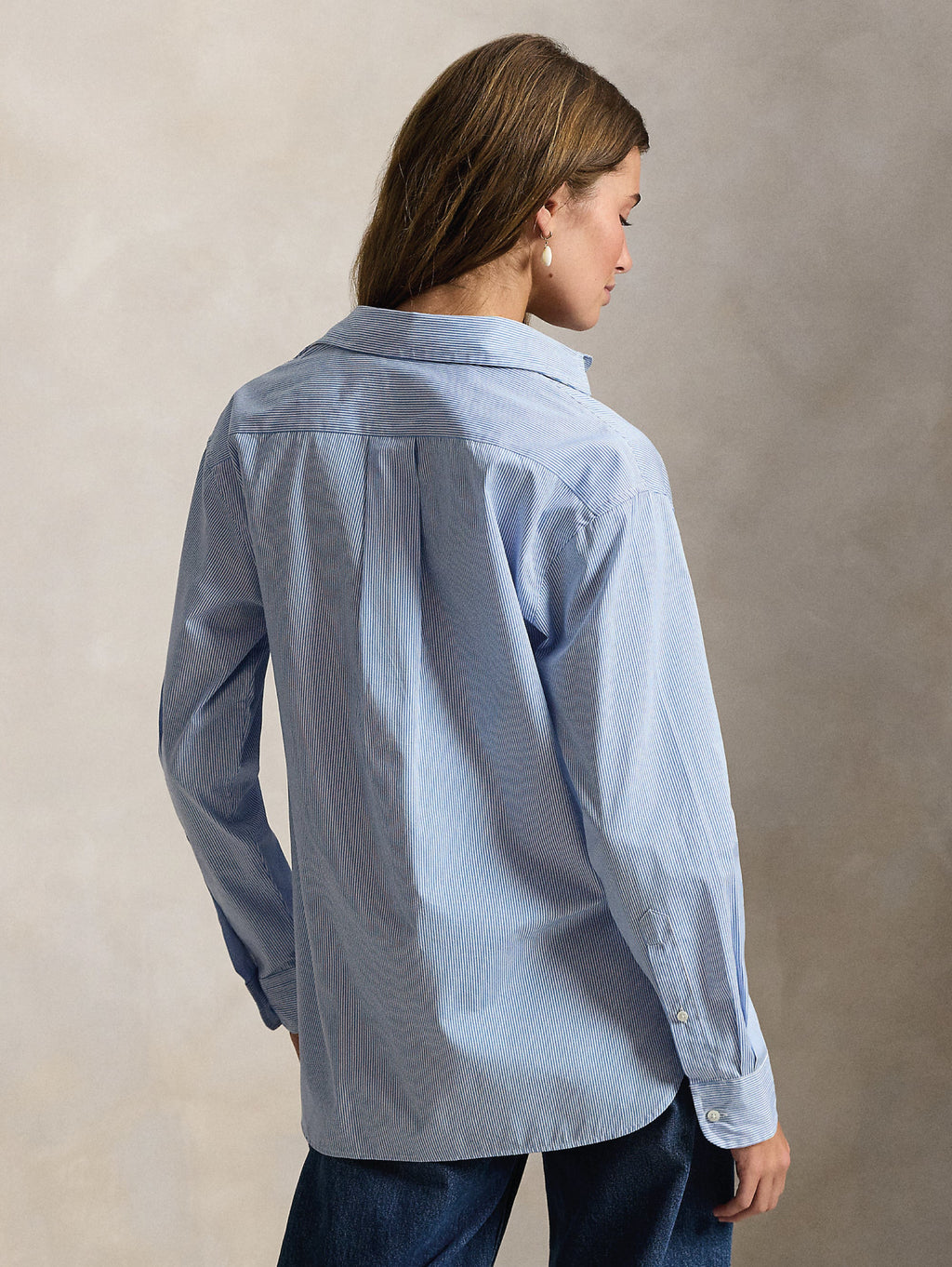 2026 New Arrival Camicia a Righe Blu/Bianco