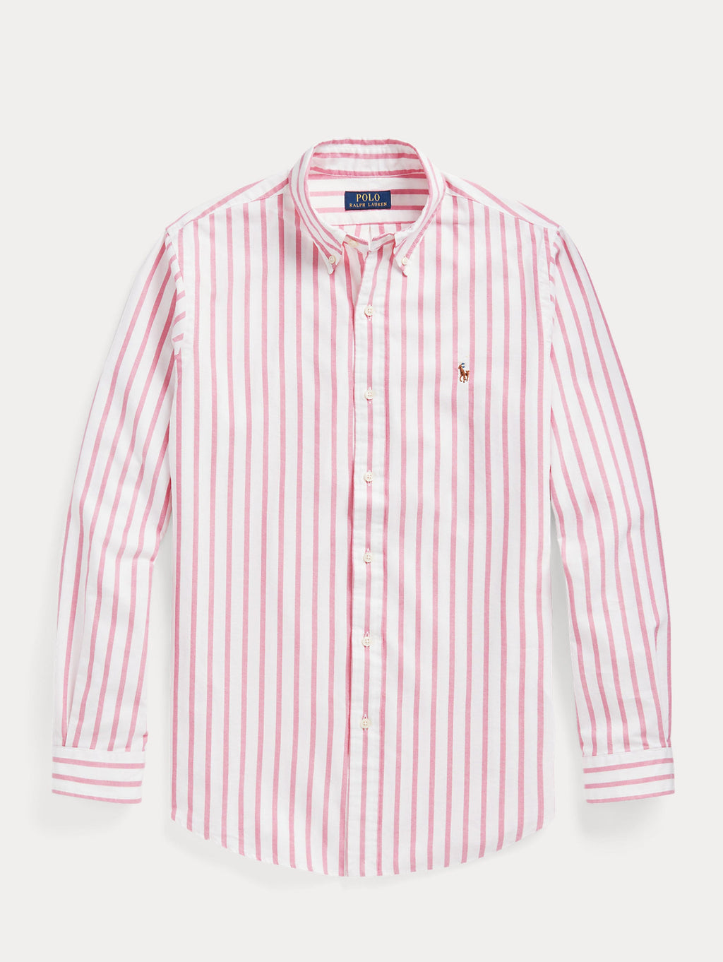 2026 New Arrival Camicia a Righe Custom Fit Rosa/Bianco