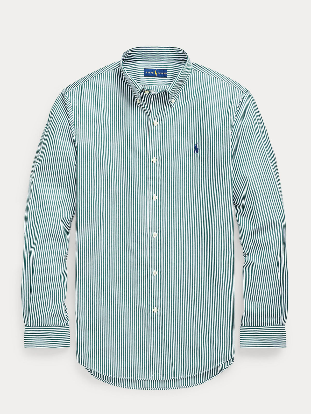 2026 New Arrival Camicia Sportiva Elasticizzata a Righe Verde/Bianco