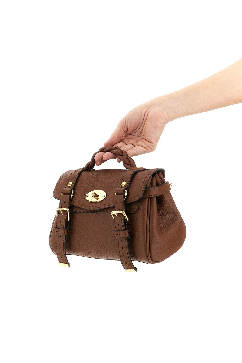 2026 New Arrival alexa mini handbag in heavy grain leather