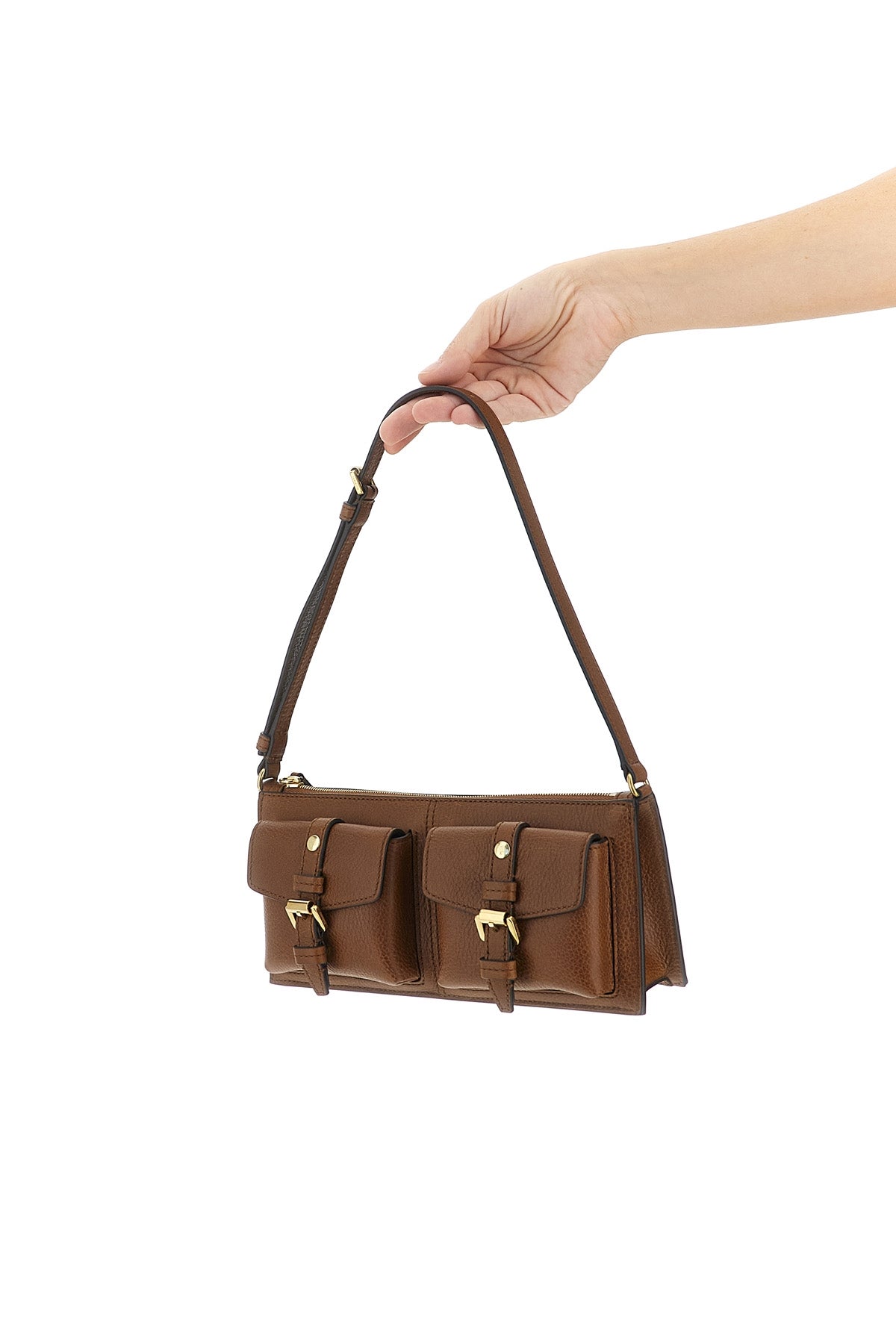 2026 New Arrival roxanne mini shoulder bag in hammered leather