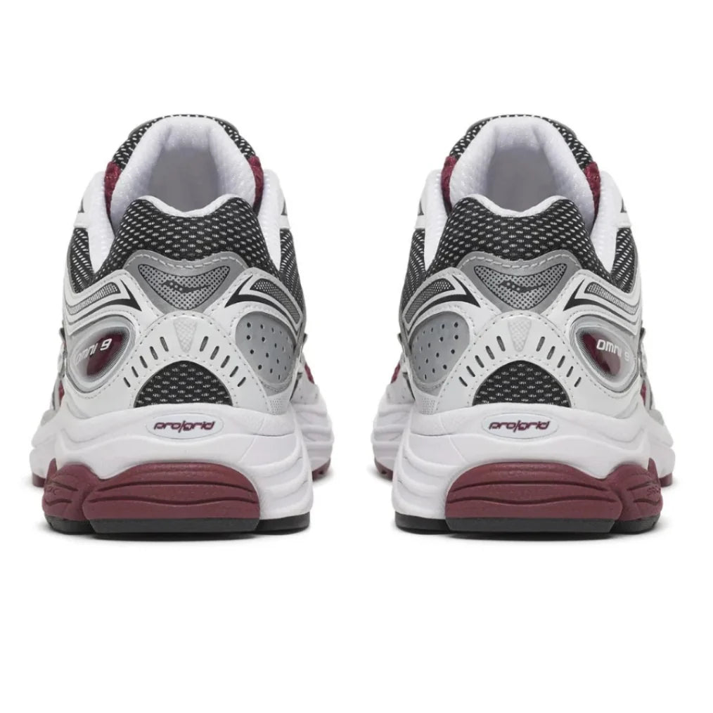 2026 New Arrival Saucony ProGrid Omni 9 'Maroon White'