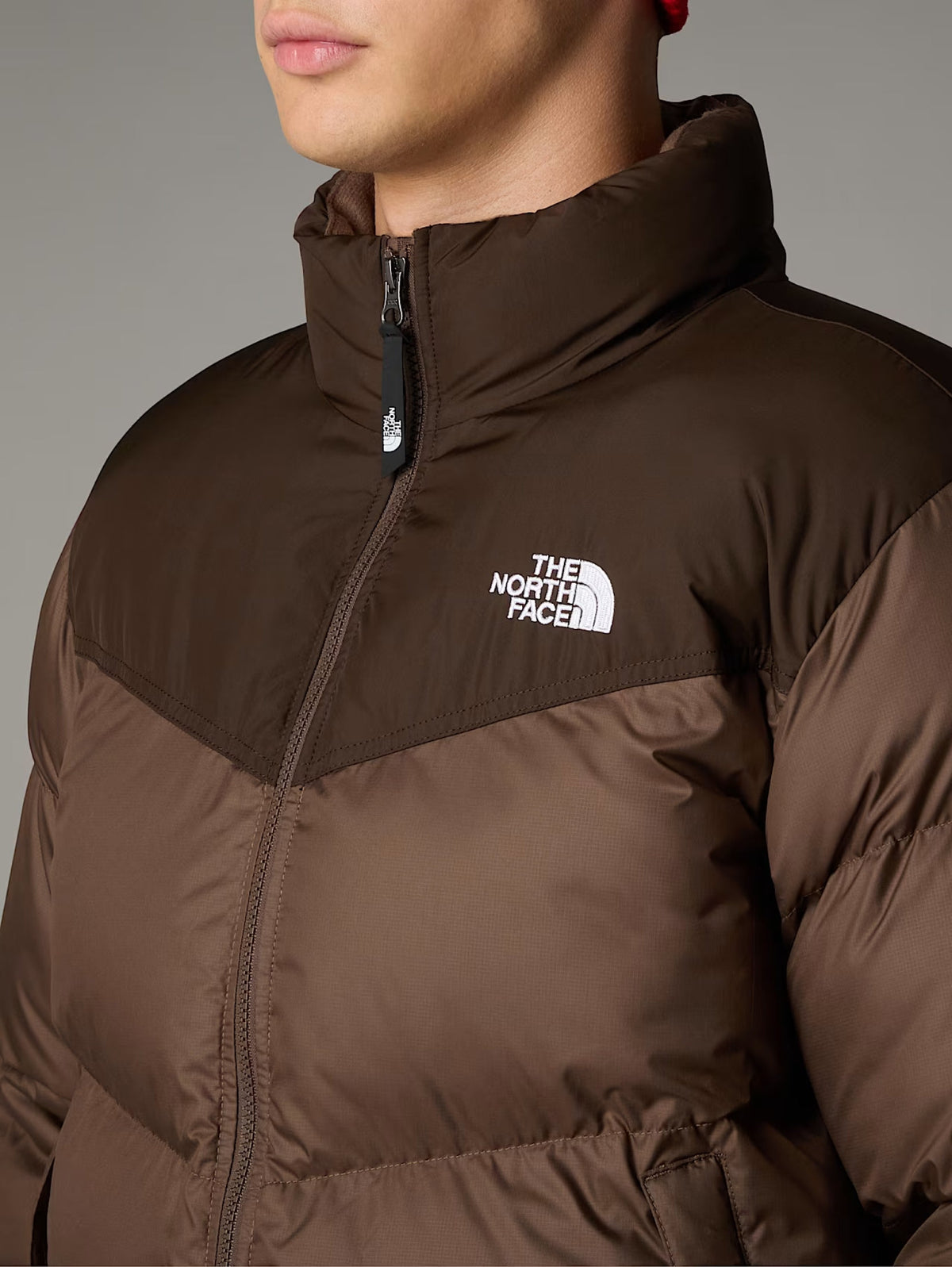 2026 New Arrival Piumino Squadrato Saikuru da Uomo Marrone