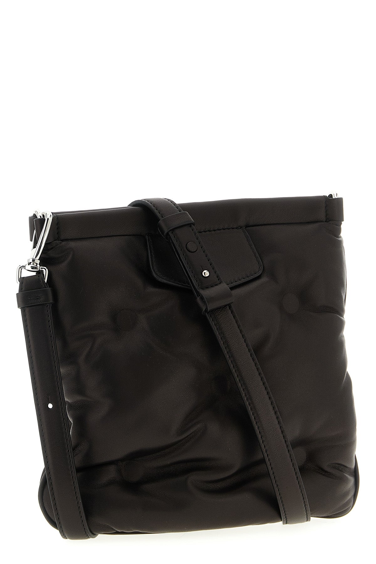 2026 New Arrival glam slam flat pocket matelassé-effect padded and quilted nappa leather crossb